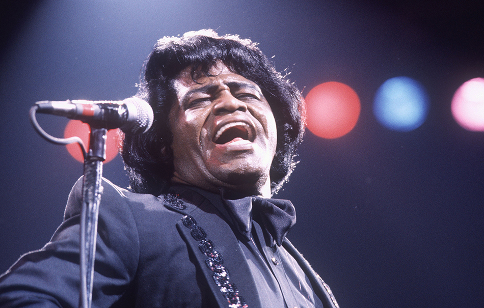 James Brown in concert, Wembley Arena, London, Britain - 1986