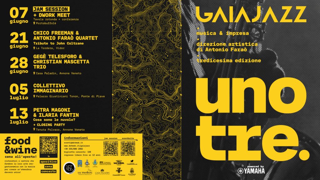GAIAJAZZ MUSICA & IMPRESA UNOTRE (TREDICESIMA EDIZIONE)