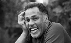 American jazz saxophonist Dexter Gordon at home Copenhagen Denmark 1972.